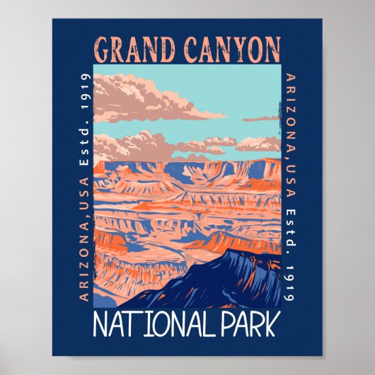 Nationaal park Arizona verhit Poster (Voorkant)