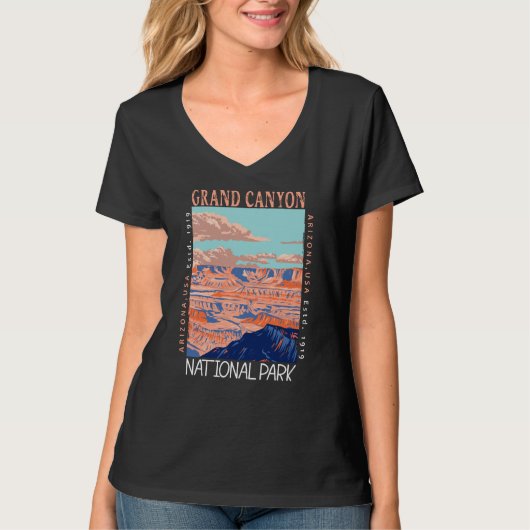 Nationaal park Arizona verhit T-shirt (Voorkant)