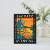 Nationaal Park Arizona  Verstoord Briefkaart (Staand voorkant)