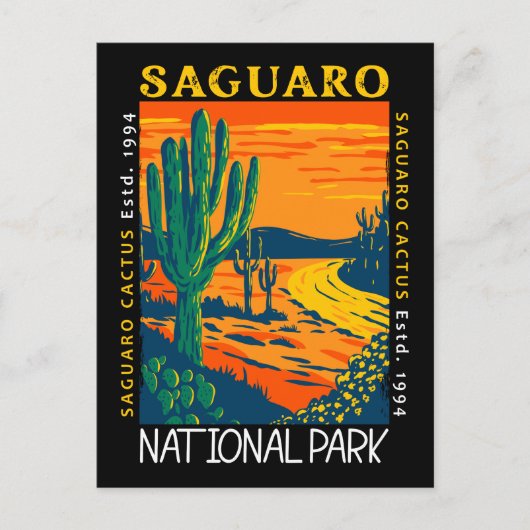 Nationaal Park Arizona  Verstoord Briefkaart (Voorkant)