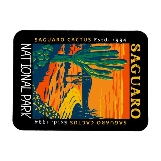 Nationaal Park Arizona  Verstoord Magneet (Horizontaal)