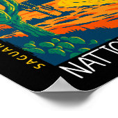 Nationaal Park Arizona  Verstoord Poster (Hoek)