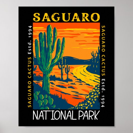 Nationaal Park Arizona  Verstoord Poster (Voorkant)