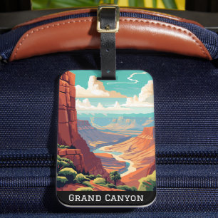 Nationaal park Arizona, Vintage Grand Canyon Bagagelabel