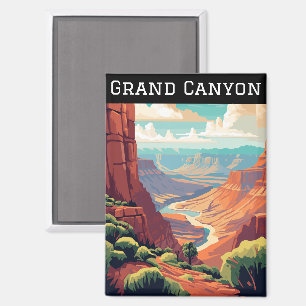 Nationaal park Arizona, Vintage Grand Canyon Magneet