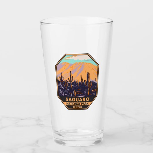 Nationaal Park Arizona Wasson Peak Glas (Voorkant)