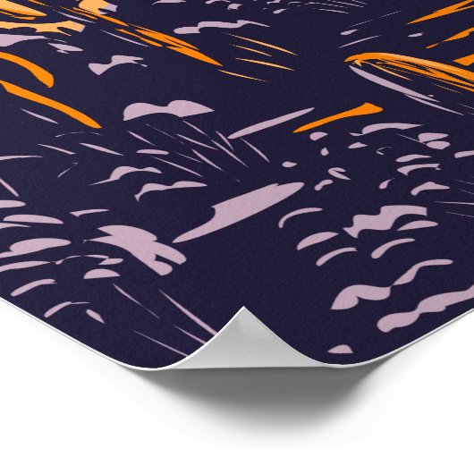 Nationaal Park Arizona Wasson Peak  Poster (Hoek)