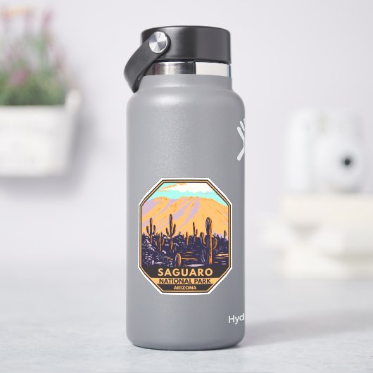 Nationaal Park Arizona Wasson Peak  Sticker (HydroFlask)