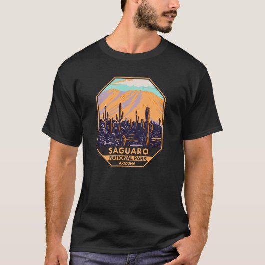 Nationaal Park Arizona Wasson Peak  T-shirt (Voorkant)