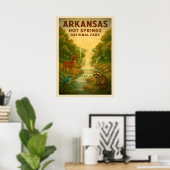 Nationaal park Arkansas Hot Springs V01 Poster (Thuiskantoor)