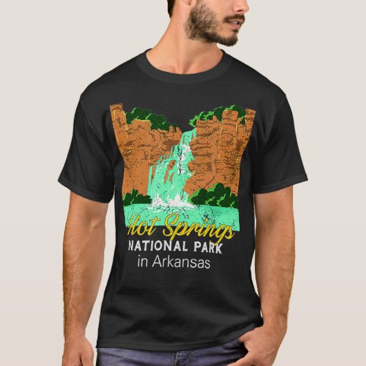 Nationaal park Arkansas T-shirt (Voorkant)