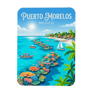 Nationaal park Arrecife de Puerto Morelos Mexico Magneet