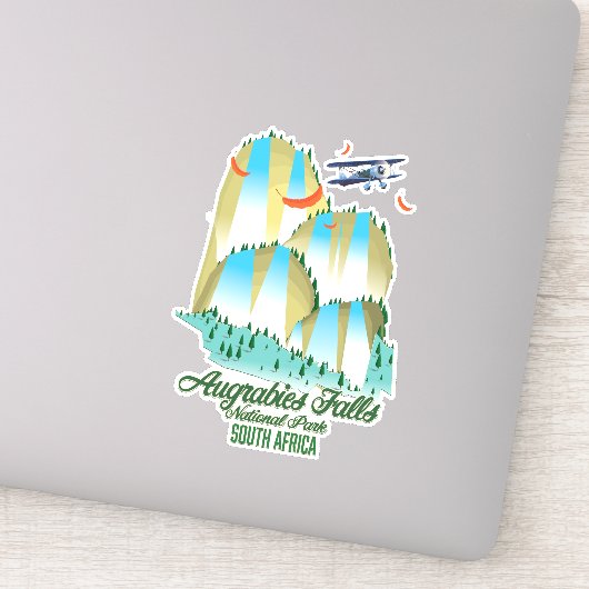 Nationaal park Augrabies Herfsten Zuid-Afrika Sticker (Detail)