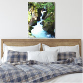 Nationaal park Avalanche Gorge-Glacier Canvas Afdruk (Insitu (Slaapkamer))