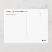 Nationaal park Avalanche Lake Glacier Briefkaart (Achterkant)