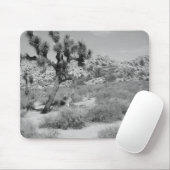 Nationaal park B&W Joshua Tree 3 Muismat (Met muis)