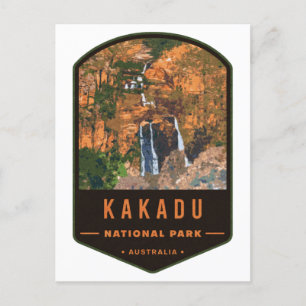 Nationaal Park Badge Kakadu Briefkaart