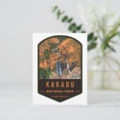 Nationaal Park Badge Kakadu Briefkaart (Staand voorkant)