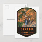 Nationaal Park Badge Kakadu Briefkaart (Voorkant / Achterkant)