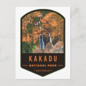 Nationaal Park Badge Kakadu Briefkaart (Voorkant)