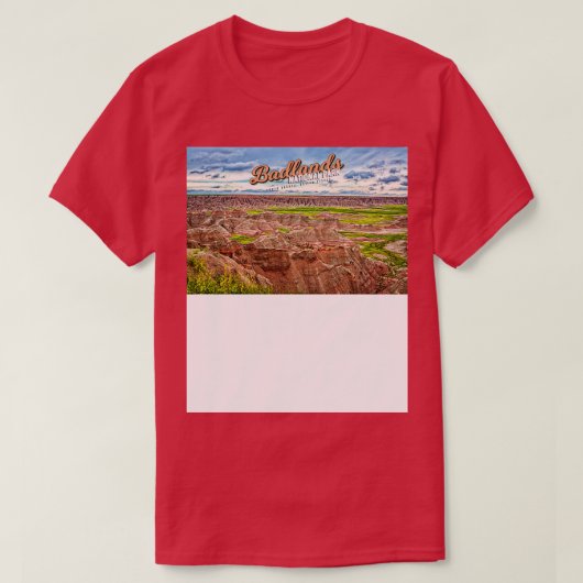 Nationaal park Badlands 2 T-shirt (Design voorkant)