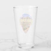 Nationaal Park Badlands (arrowiet) Glas (Achterkant)