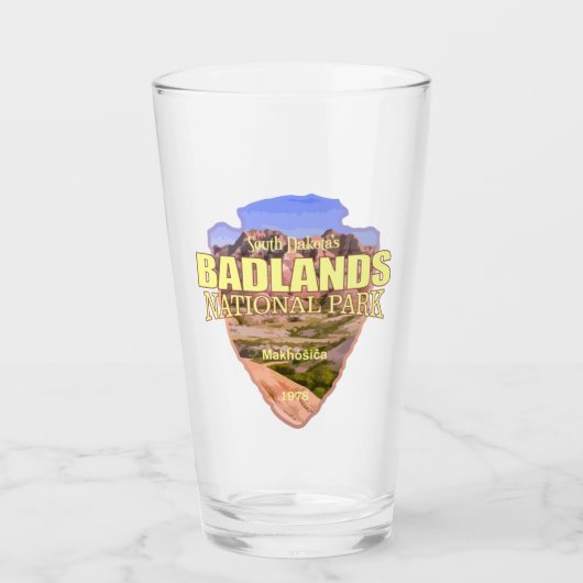 Nationaal Park Badlands (arrowiet) Glas (Voorkant)