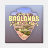 Nationaal Park Badlands (arrowiet) Magneet (Voorkant)