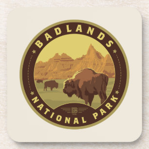 Nationaal Park Badlands Bier Onderzetter