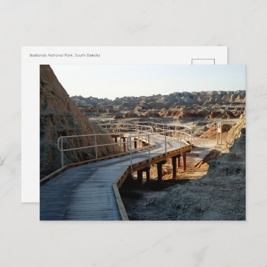 Nationaal Park Badlands Boardwalk Briefkaart (Voorkant / Achterkant)