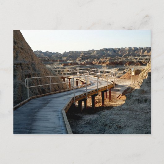Nationaal Park Badlands Boardwalk Briefkaart (Voorkant)