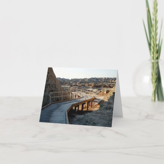 Nationaal Park Badlands Boardwalk Notitiekaartje (Voorkant)