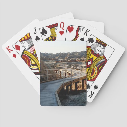 Nationaal Park Badlands Boardwalk Pokerkaarten (Achterkant)
