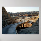 Nationaal Park Badlands Boardwalk Poster (Voorkant)