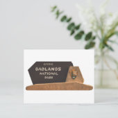 Nationaal Park Badlands Briefkaart (Staand voorkant)