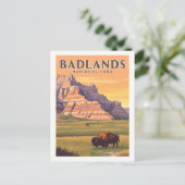 Nationaal Park  Badlands Briefkaart (Staand voorkant)
