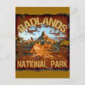 Nationaal Park Badlands Briefkaart (Voorkant)