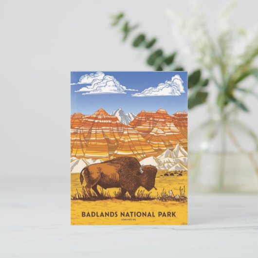 Nationaal park Badlands Briefkaart (Staand voorkant)