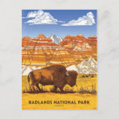 Nationaal park Badlands Briefkaart (Voorkant)