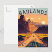 Nationaal Park Badlands Briefkaart (Voorkant / Achterkant)