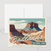 Nationaal Park Badlands Briefkaart (Voorkant / Achterkant)