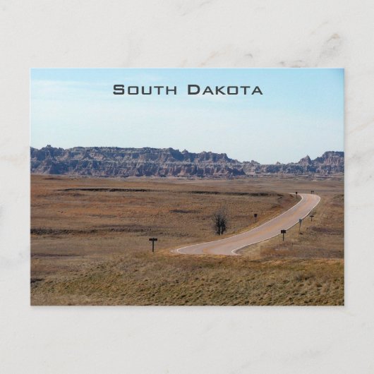 Nationaal Park Badlands Briefkaart (Voorkant)
