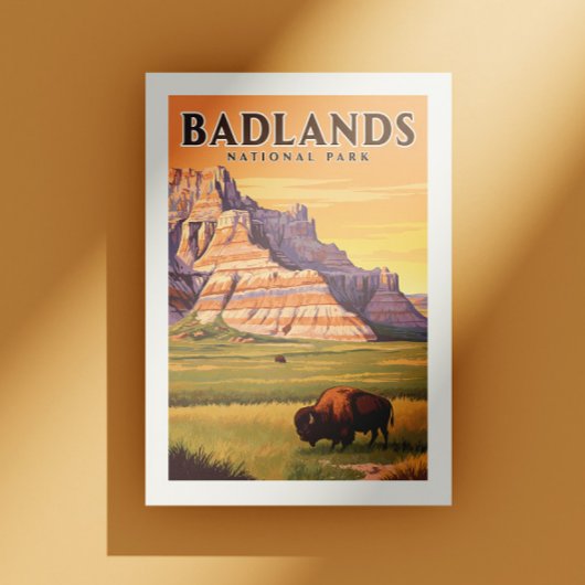 Nationaal Park  Badlands Briefkaart