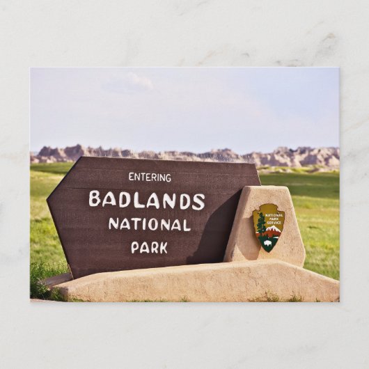 Nationaal Park Badlands Briefkaart (Voorkant)