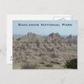 Nationaal Park Badlands Briefkaart (Voorkant / Achterkant)