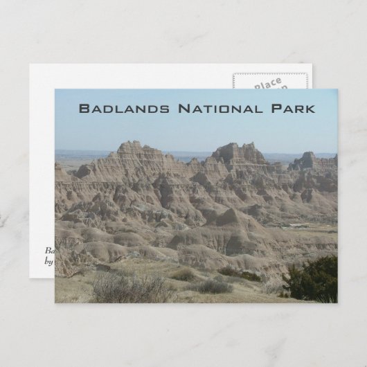 Nationaal Park Badlands Briefkaart (Voorkant / Achterkant)