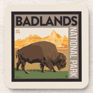 Nationaal park Badlands   Buffels Bier Onderzetter