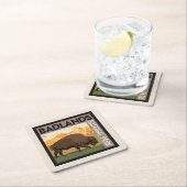 Nationaal park Badlands | Buffels Kartonnen Onderzetters (Insitu)