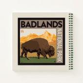 Nationaal park Badlands | Buffels Notitieboek (Achterkant)