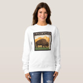 Nationaal park Badlands | Buffels Trui (Voorkant volledig)